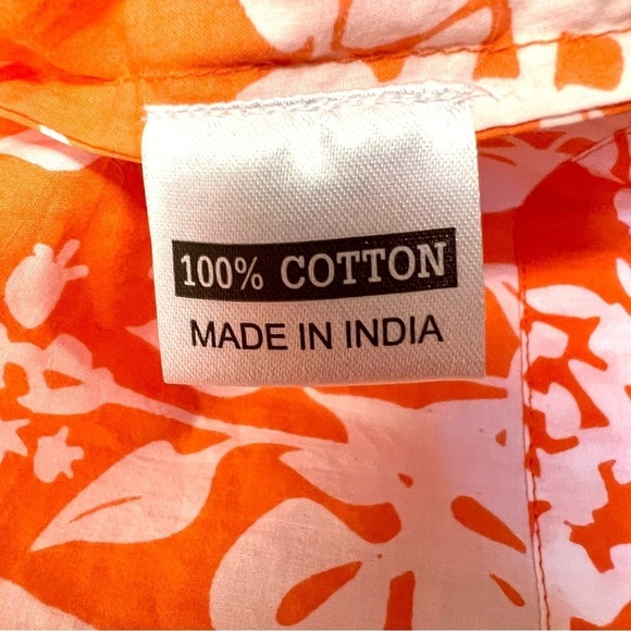 NWT OLIVIA JAMES THE LABEL Louisa mini Dress In Orange Floral cottagecore XS - Picture 11 of 11